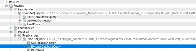Here is the significantly reduced query from Profiler.