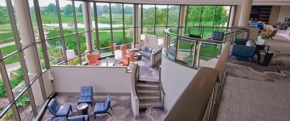 A common area at the hotel